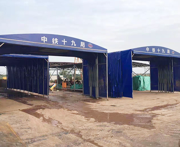 工程施工遮陽(yáng)雨棚